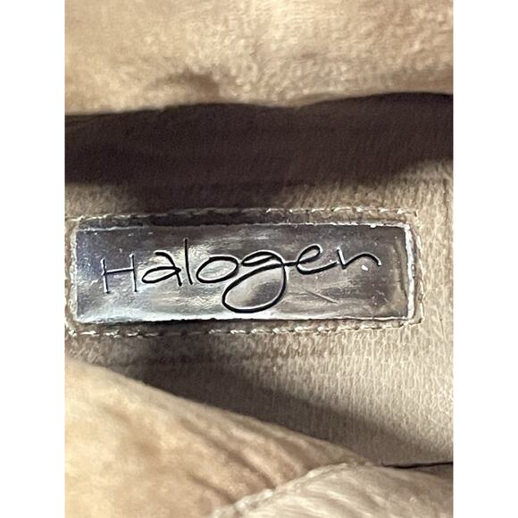 Halogen 'Cori' Round Toe Bootie, Rust Colored Suede, Womens Size 11 Side Zipper - Picture 7 of 11